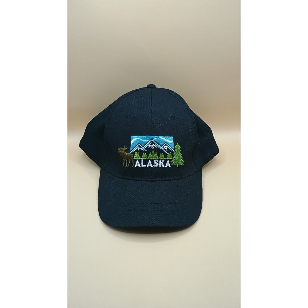 Alaska Shirt Company Black Snapback Alaskan Moose Hat